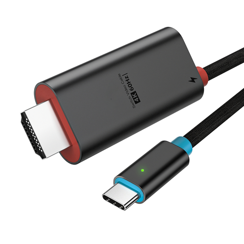 USB C to HDMI Cable Adapter for Switch 2 Dock Station, 4K@60Hz HDR, 6.6ft PD3.0 100W, Portable Travel TV Dock Connector Compatible with Nintendo Switch 2 (V22+)/2017/OLED, Steam Deck, ROG Ally